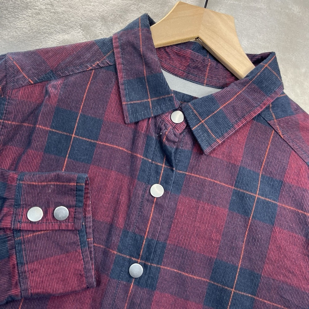 prAna Porter Park Shirt Jacket Corduroy Flannel Medium